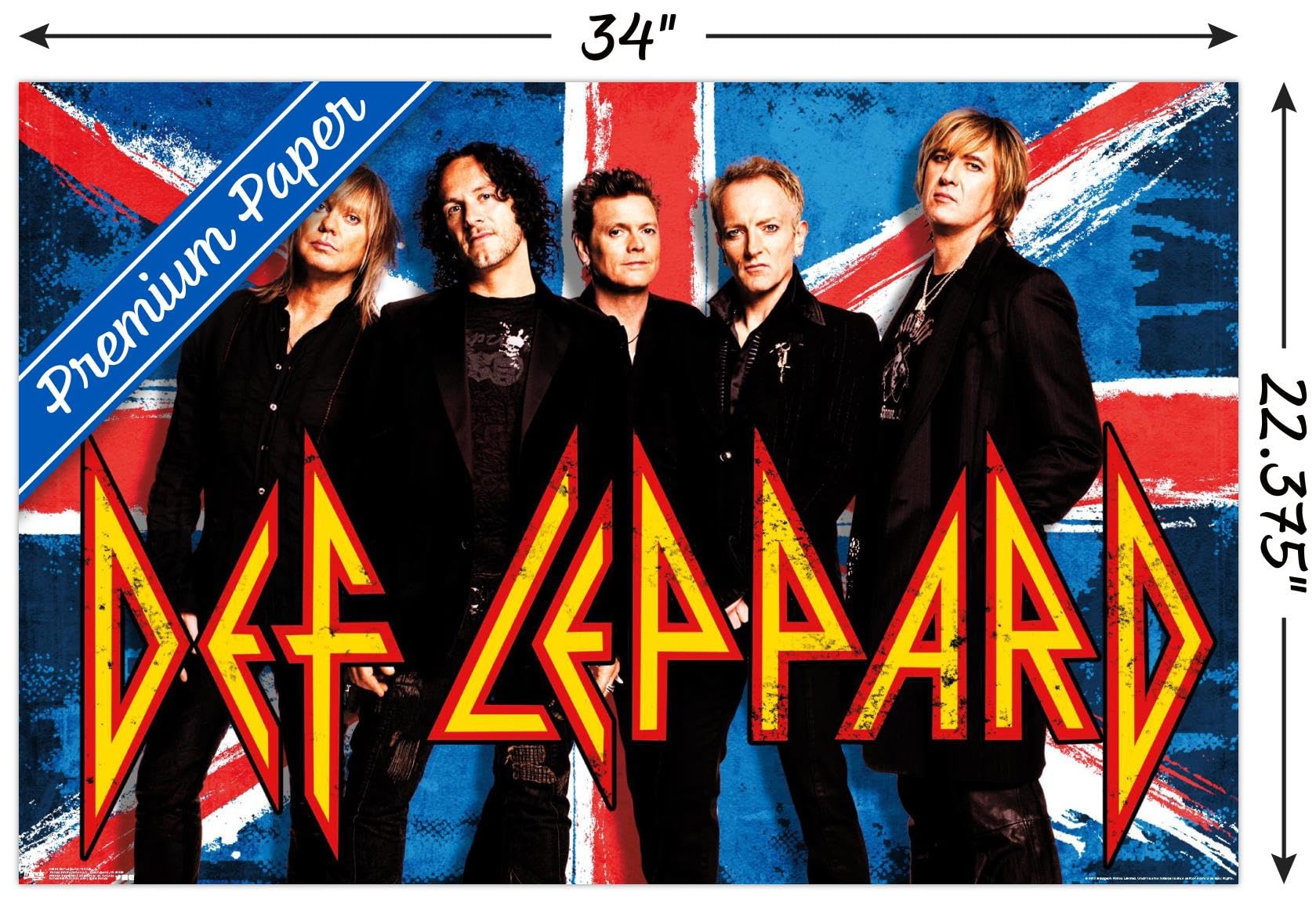 Amazon.com: Trends International Def Leppard - Sugar Wall Poster